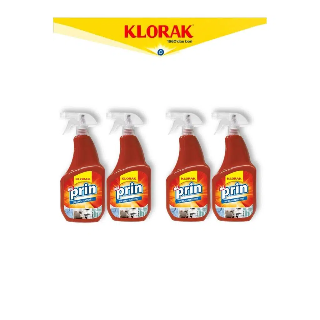 NİLPRİN ÇOK AMAÇLI TEMİZLEYİCİ 750 ML 4 ADET