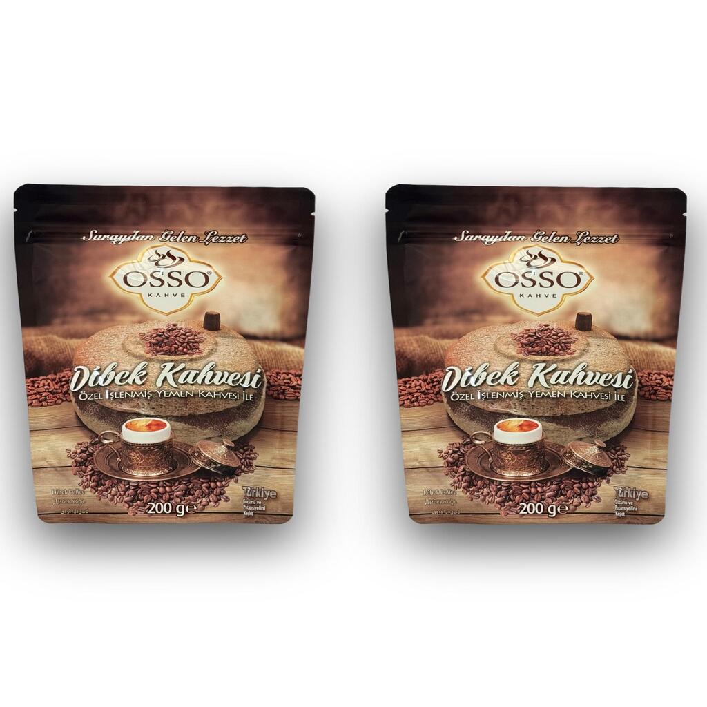 Osso 2’li Dibek Kahvesi(2X200=400gr)