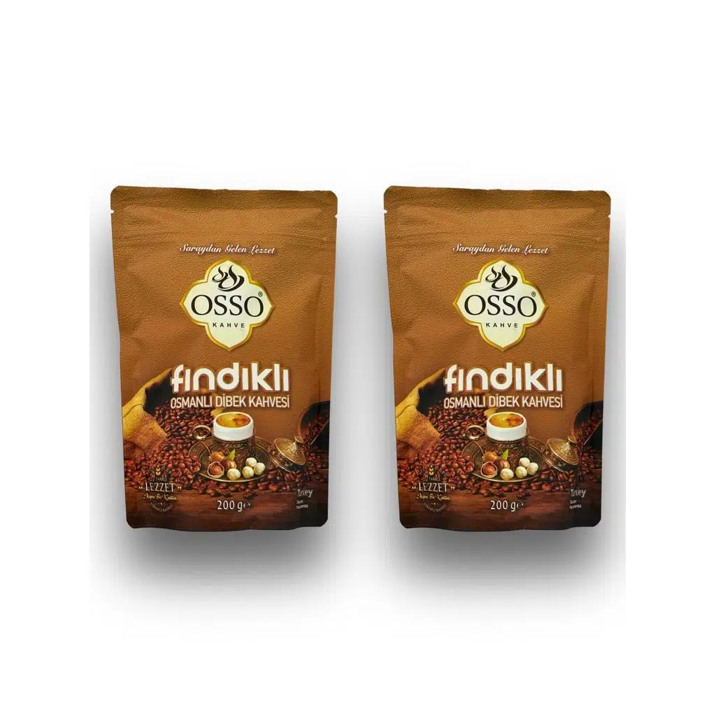 Osso 2’li Fındıklı Osmanlı Dibek Kahvesi(2X200=400gr)