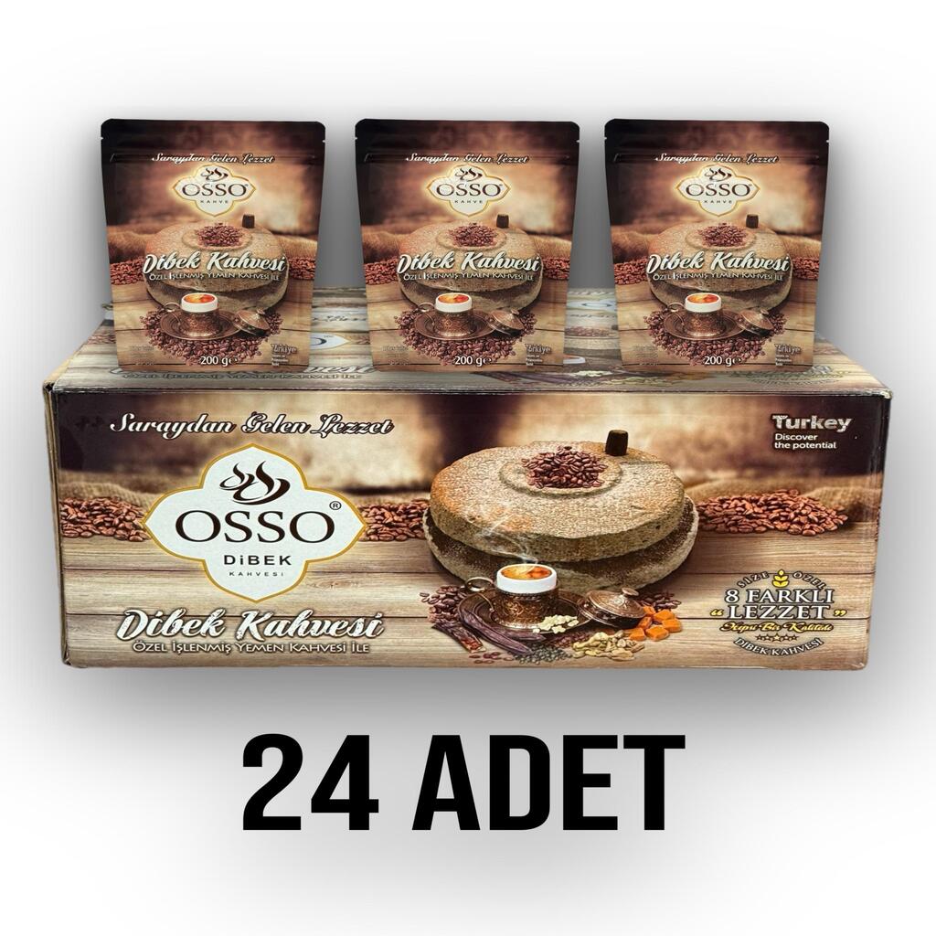 Osso 24'lü Dibek Kahvesi(24X200=4800gr)