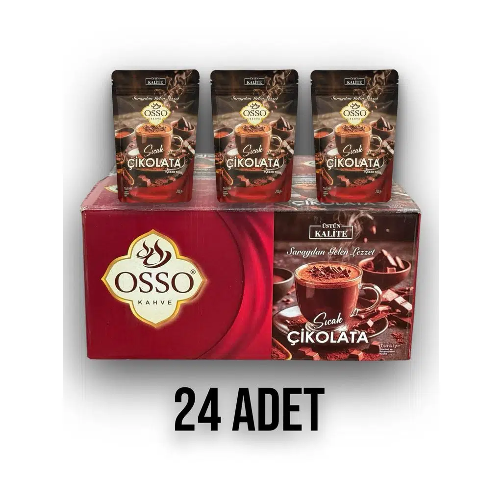 Osso 24'lü Sıcak Çikolata(24X200=4800gr)