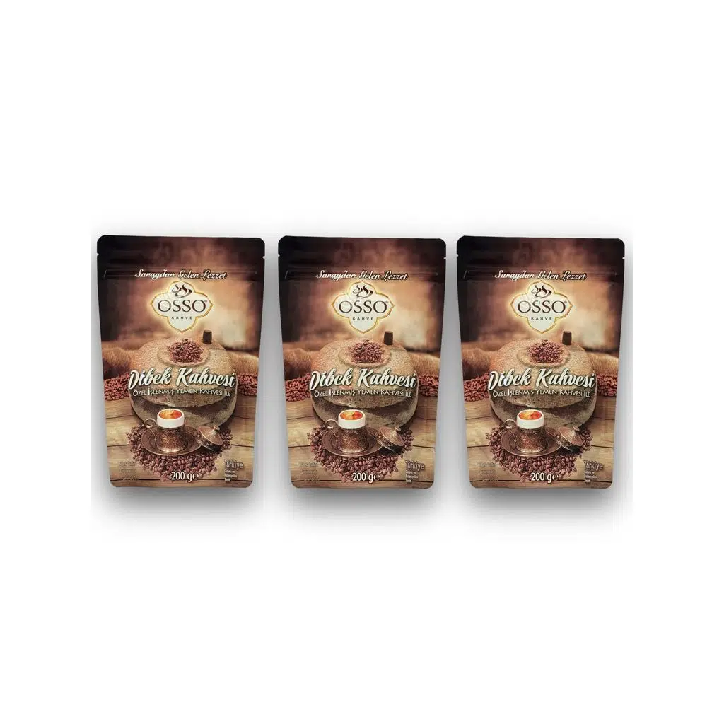 Osso 3’lü Dibek Kahvesi(3X200=600gr)