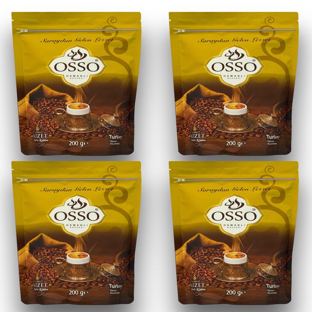 Osso 4’lü Osmanlı Kahvesi(4X200=800gr)