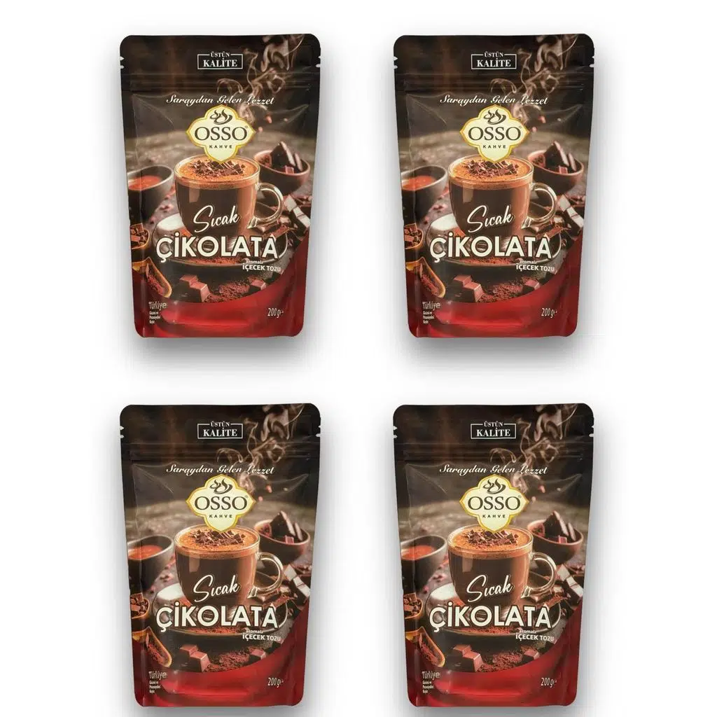 Osso 4'lü Sıcak Çikolata(4X200=800Gr)