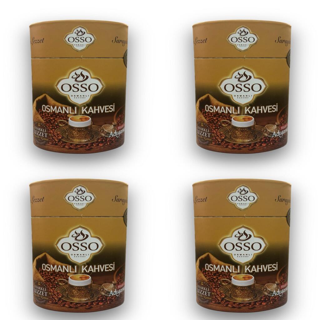 Osso 4’lü Silindir Osmanlı Kahvesi(4X200=800gr)