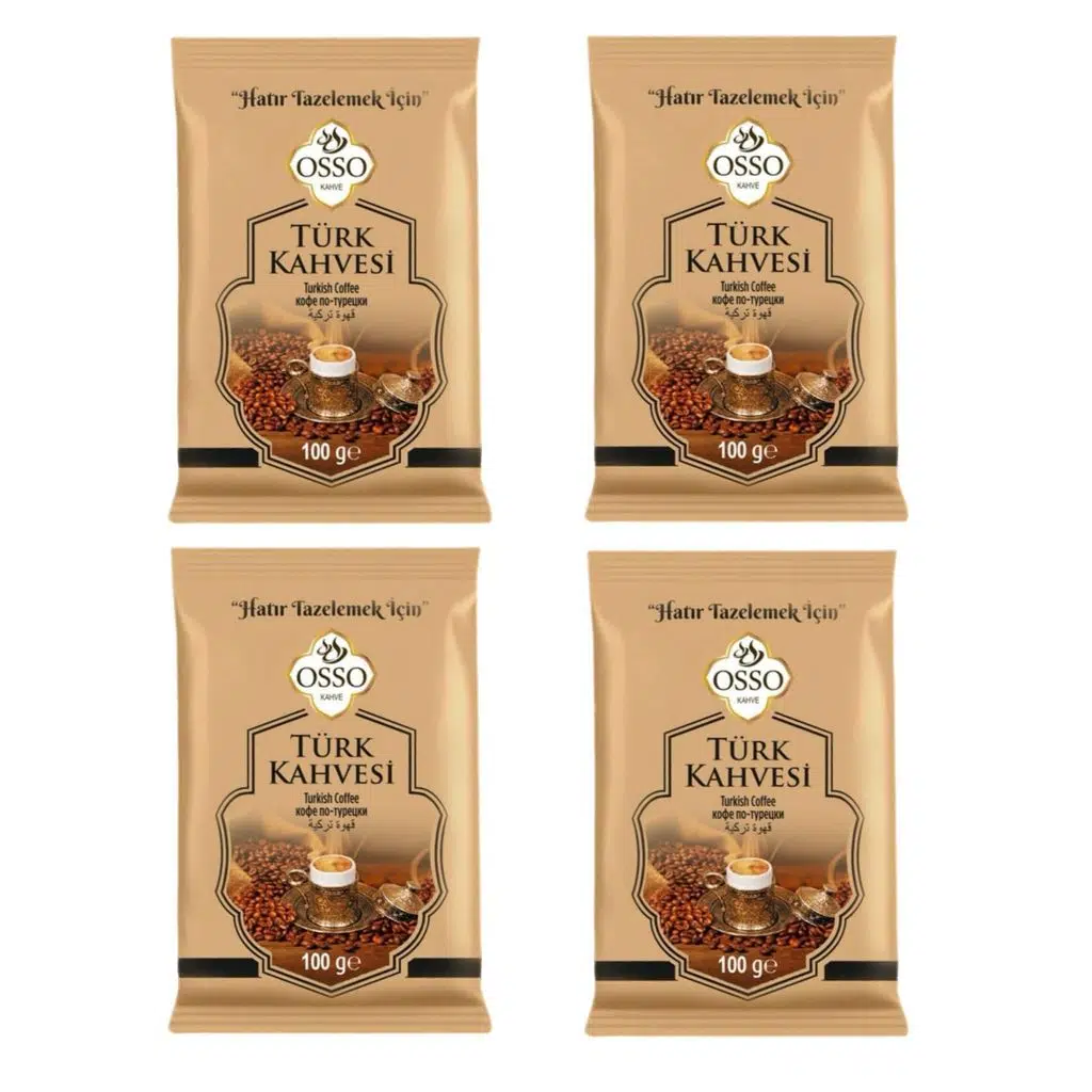 Osso 4'lü Türk Kahvesi(4X100=400gr)
