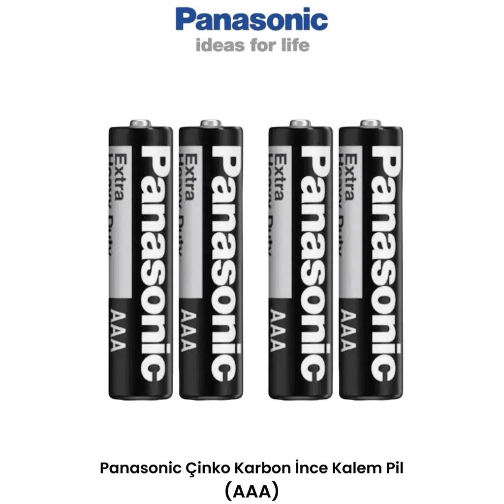 Panasonic Aaa İnce Kalem Pil 4 Adet Kumanda Lamba Pili