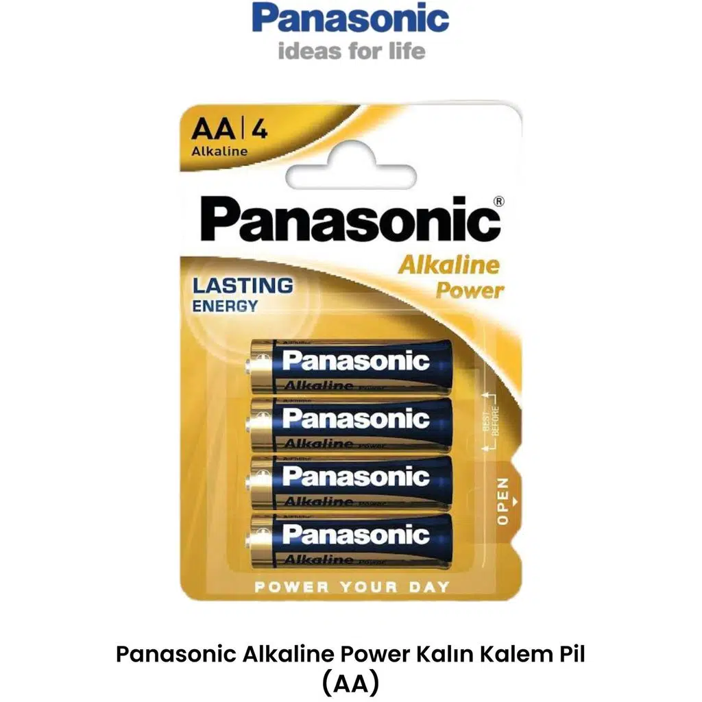 Panasonic Alkaline AA-LR6 1,5V 4 Adet Kalem Pil (AA)