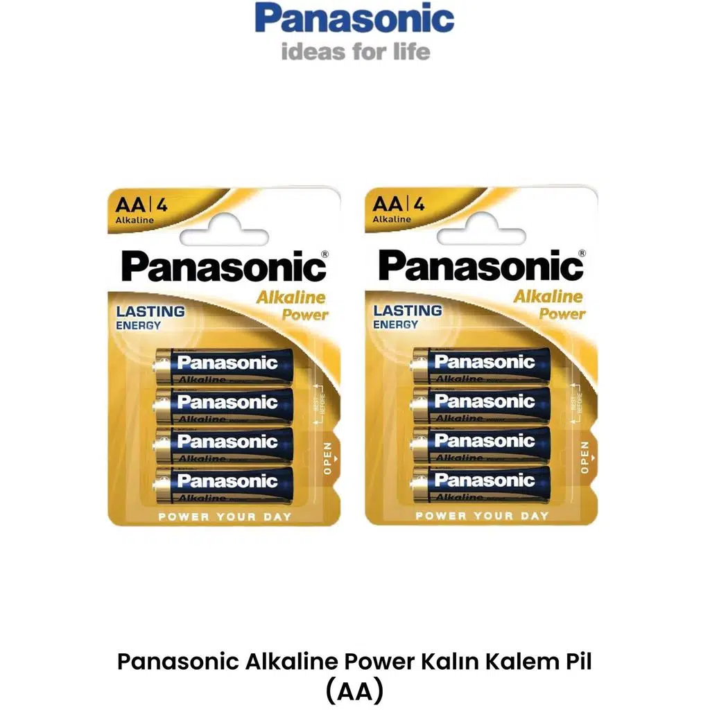 Panasonic Alkaline AA-LR6 1,5V 8 Adet Kalem Pil (AA)