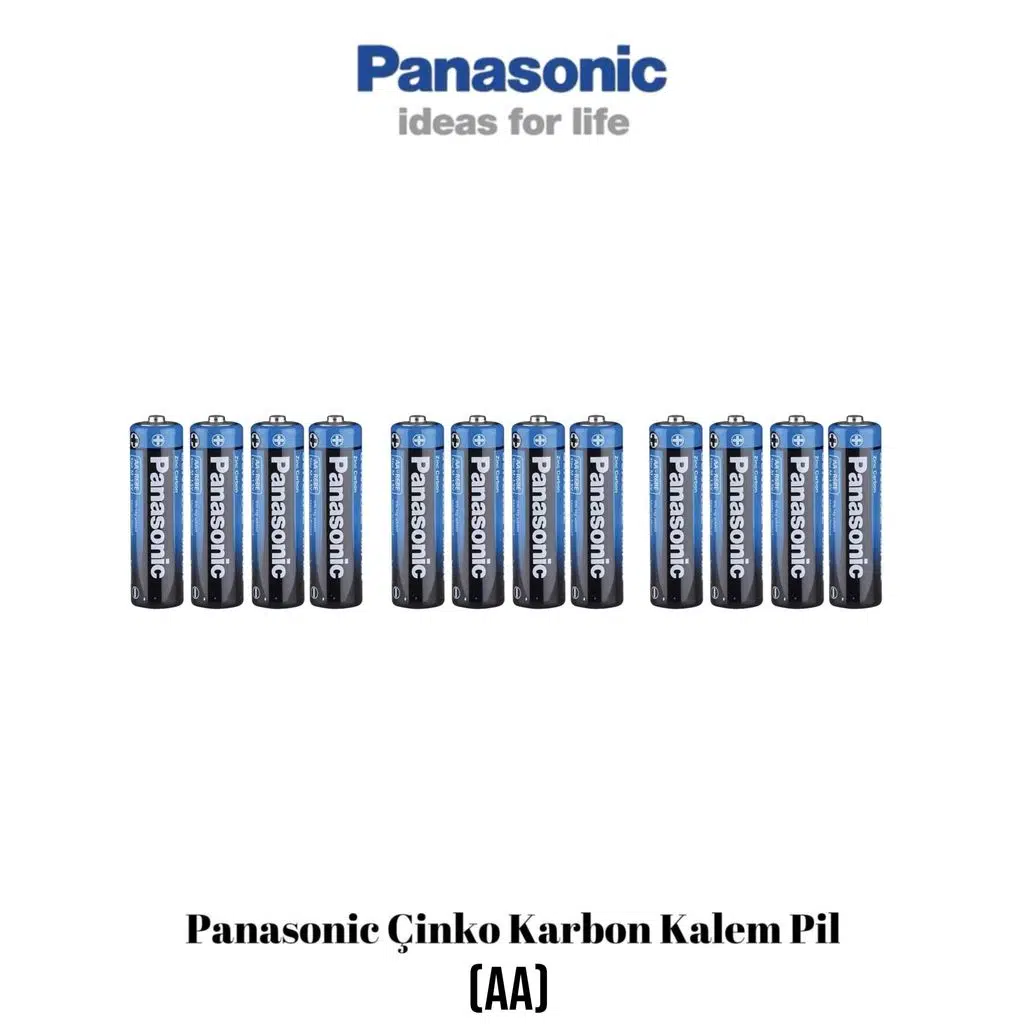 Panasonic Çinko Karbon 12 Adet Kalem Pil (AA)