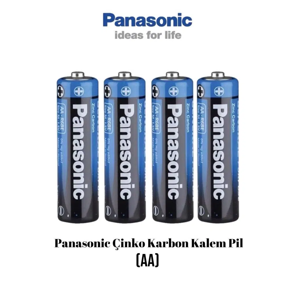 Panasonic Çinko Karbon 4 Adet Kalem Pil (AA)