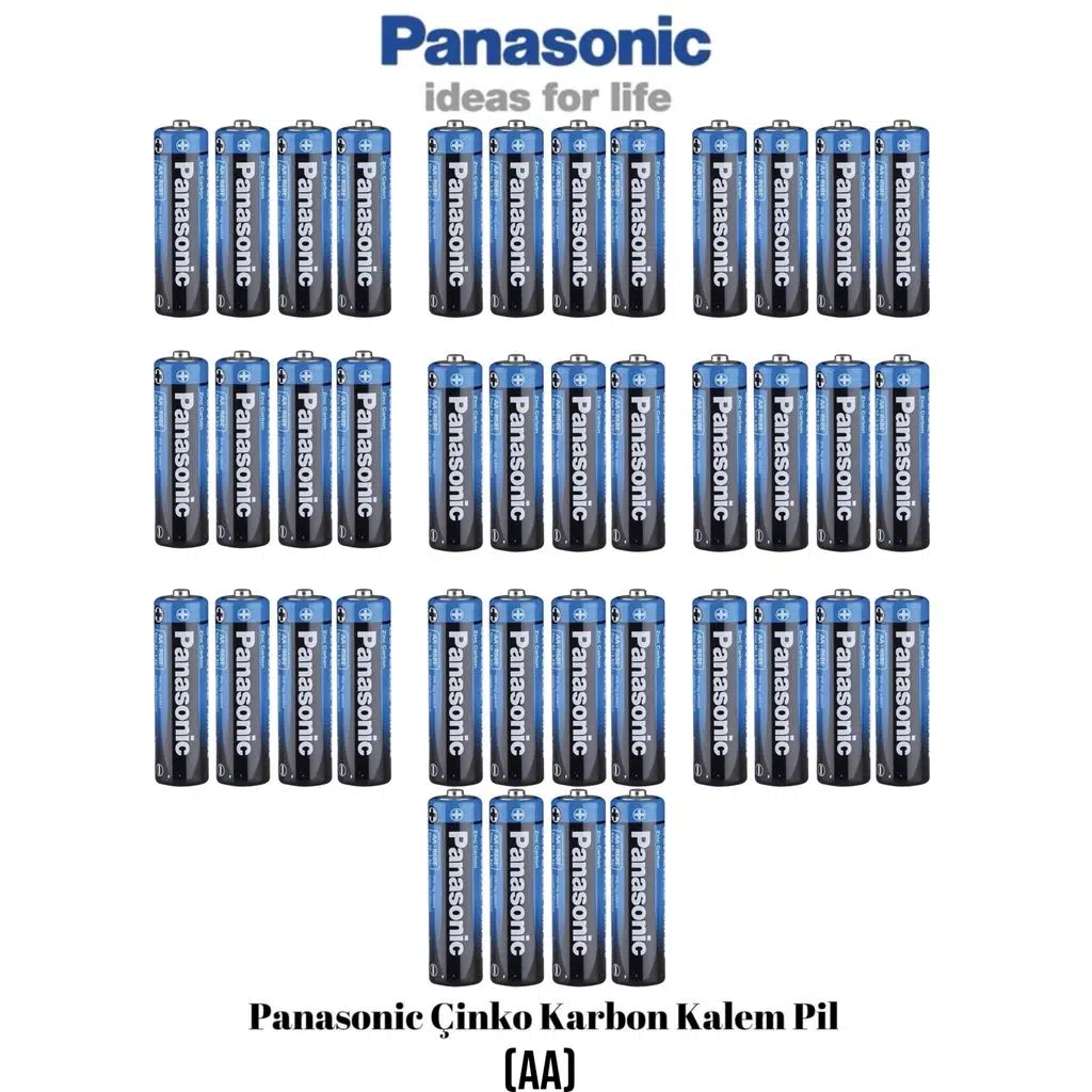 Panasonic Çinko Karbon 40 Adet Kalem Pil (AA)