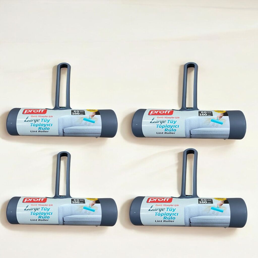 Proff 240 Yaprak 4 Adet Large Tüy Toplayıcı Rulo(4x60=240 Adet)