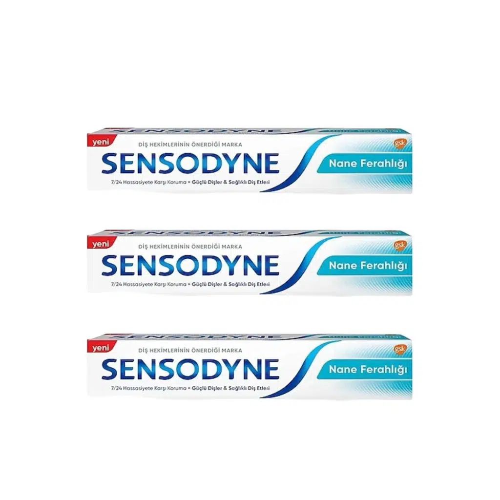 Sensodyne 3 Adet Nane Ferahlığı Diş Macunu 75 ml