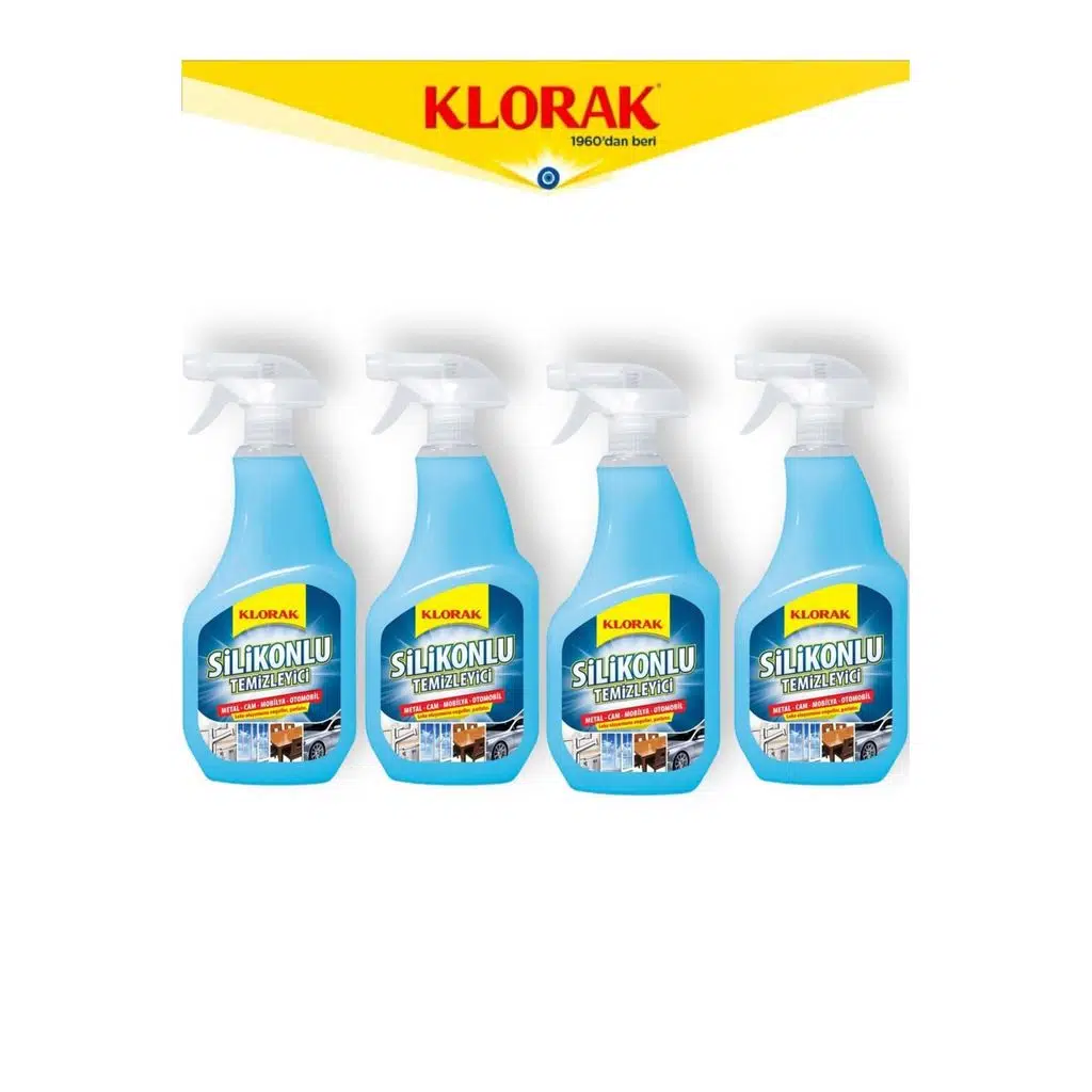 SİLİKONLU TEMİZLEYİCİ 800 ML 4 ADET
