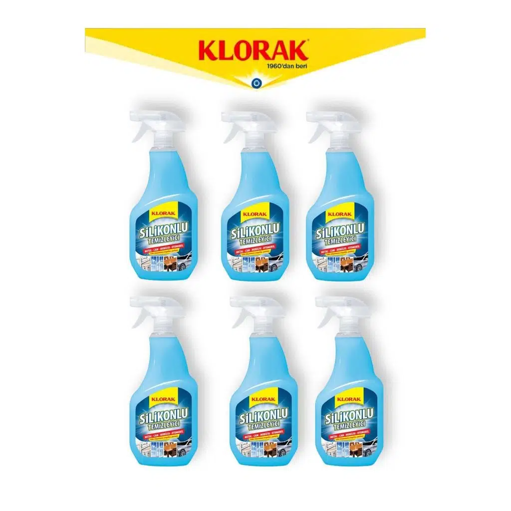 SİLİKONLU TEMİZLEYİCİ 800 ML 6 ADET