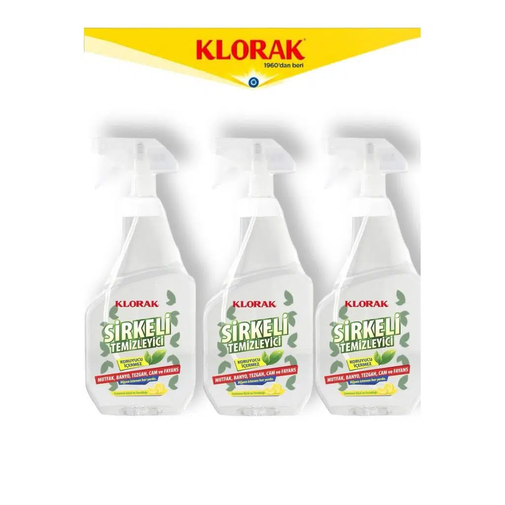 SİRKELİ TEMİZLEYİCİ 750 ML. 3 ADET