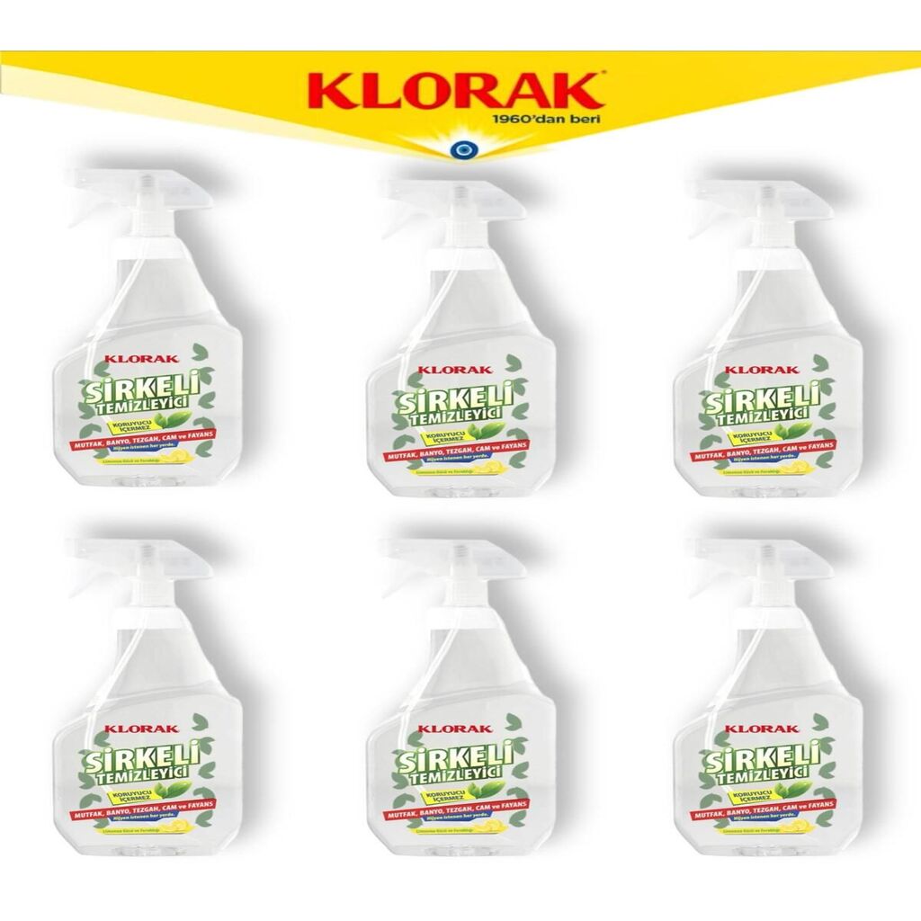 SİRKELİ TEMİZLEYİCİ 750 ML. 6 ADET