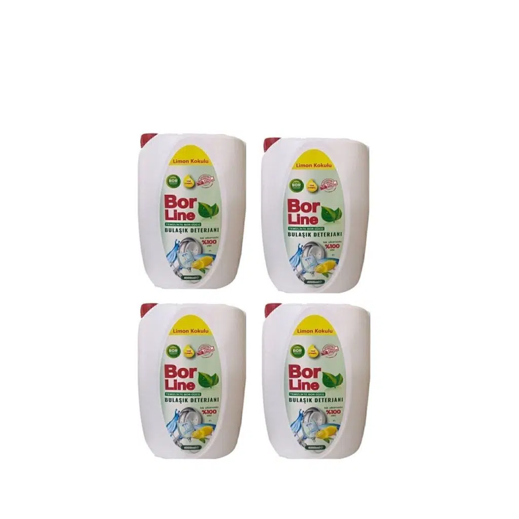 Sıvı Bulaşık Deterjanı 4000 Ml Limon 4 Adet