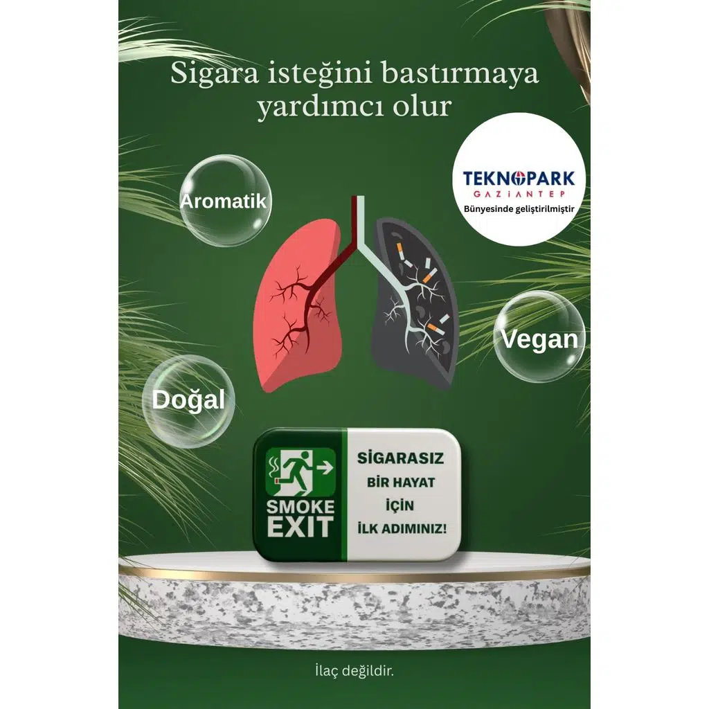 Smoke Exit Bitkisel Şekerleme – Sigara İsteğini Bastırmaya Yardımcı – Vegan – 39 g