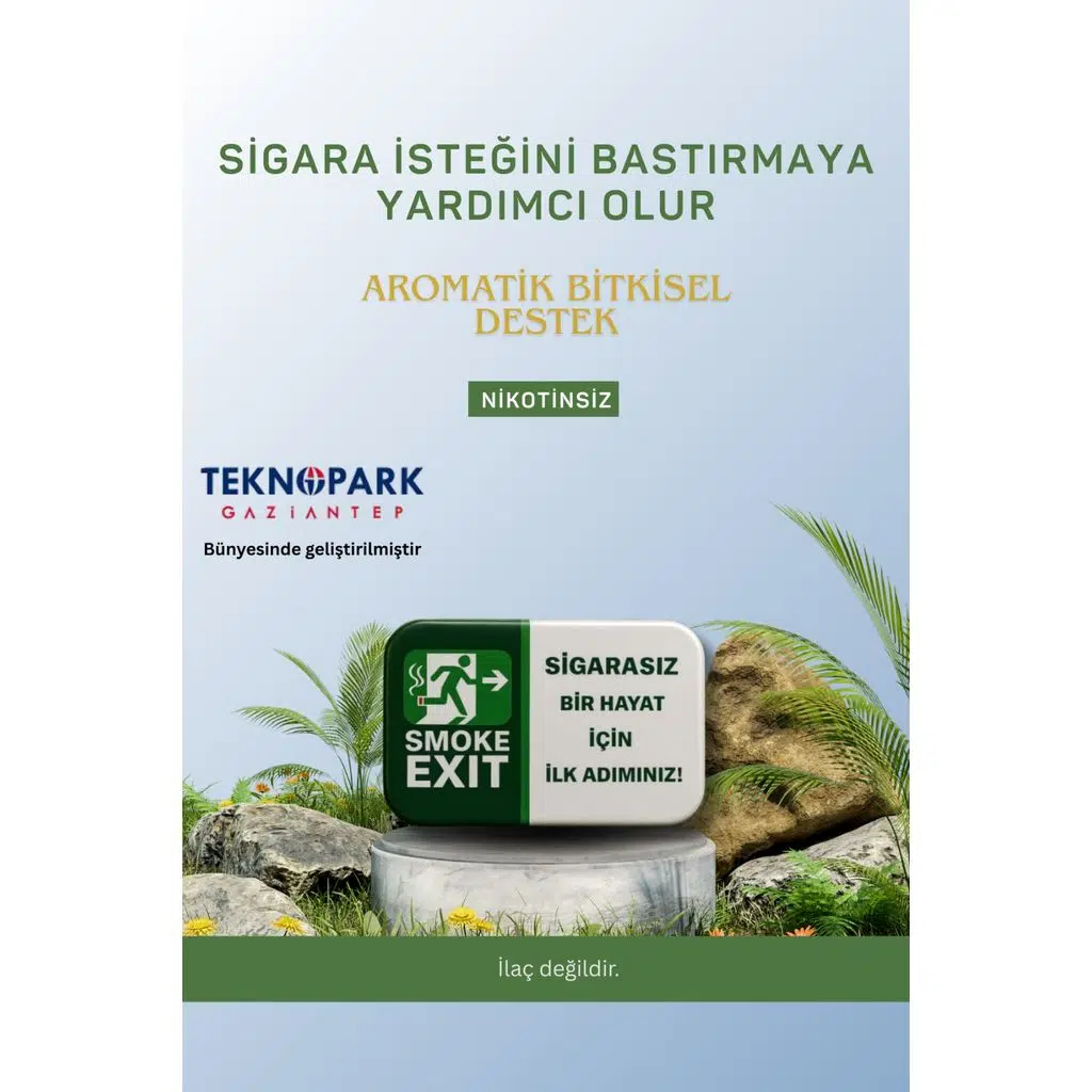 Smoke Exit Vegan Bitkisel Şekerleme | Aromatik & Ferahlatıcı