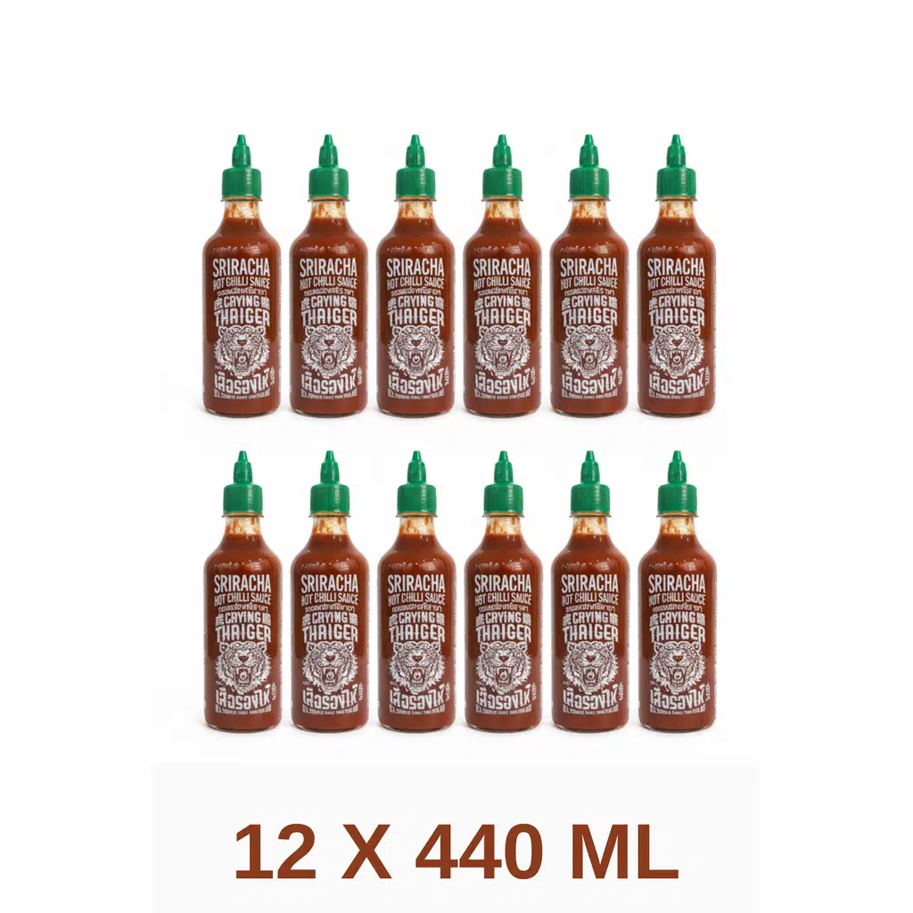 Srıracha 12 Adet Suree Cryıng Thaıger Sriracha Extra Hot Chilli Sauce 484 g