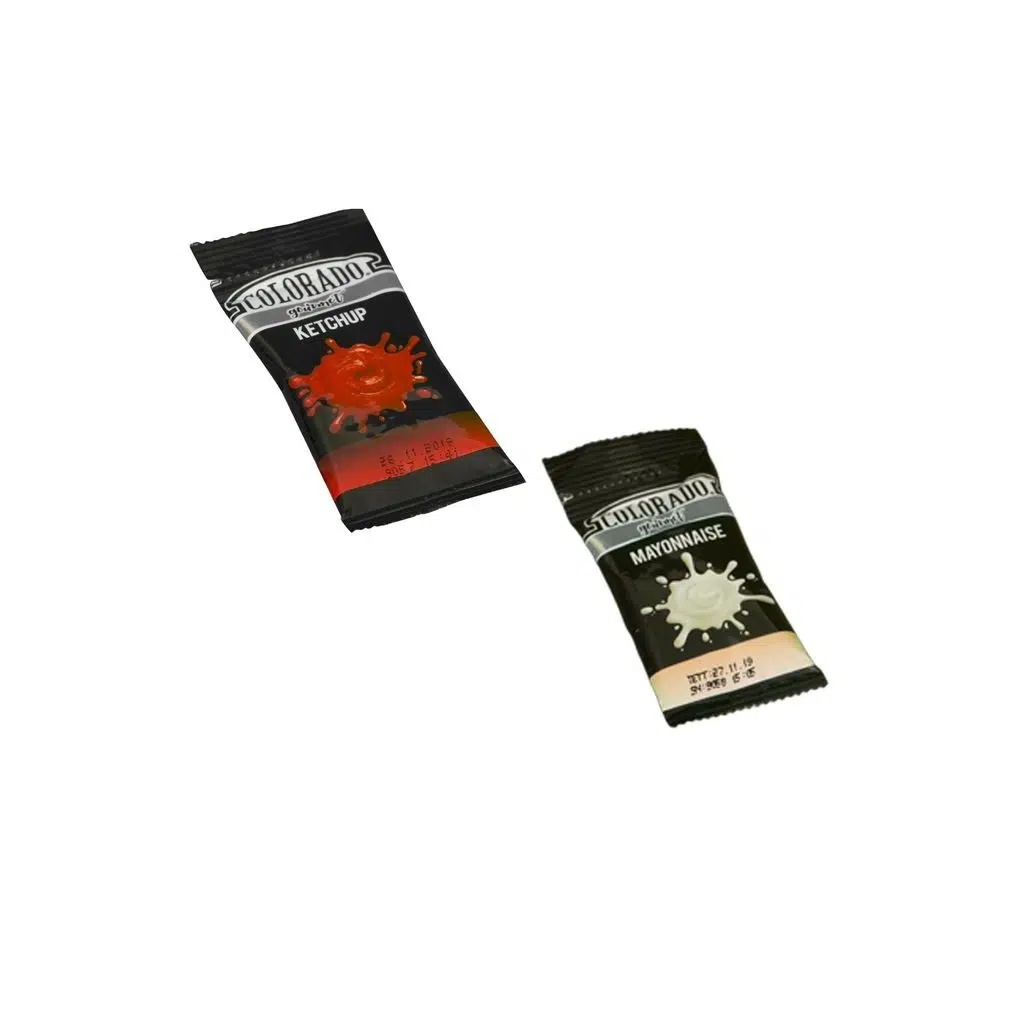 Tek Kullanımlık Poşet Ketçap 10 Gr 600 Lü + Poşet Mayonez 9 Gr 600 Lü ( Toplam 1200 Adet )