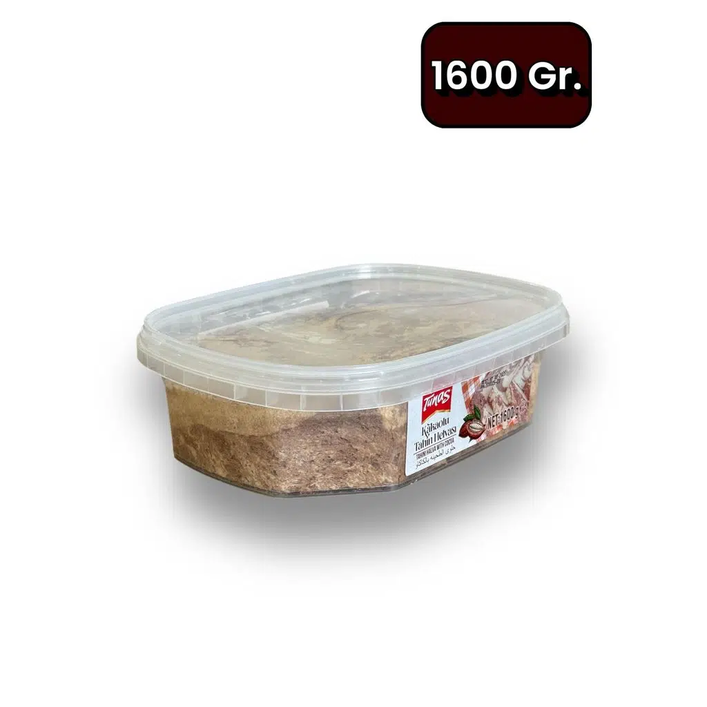 Tunas 1600 gr Kakaolu Tahin Helvası