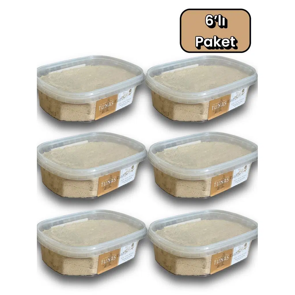 Tunas 6 Adet Sade Tahin Helvası(6X1600=9600 gr)