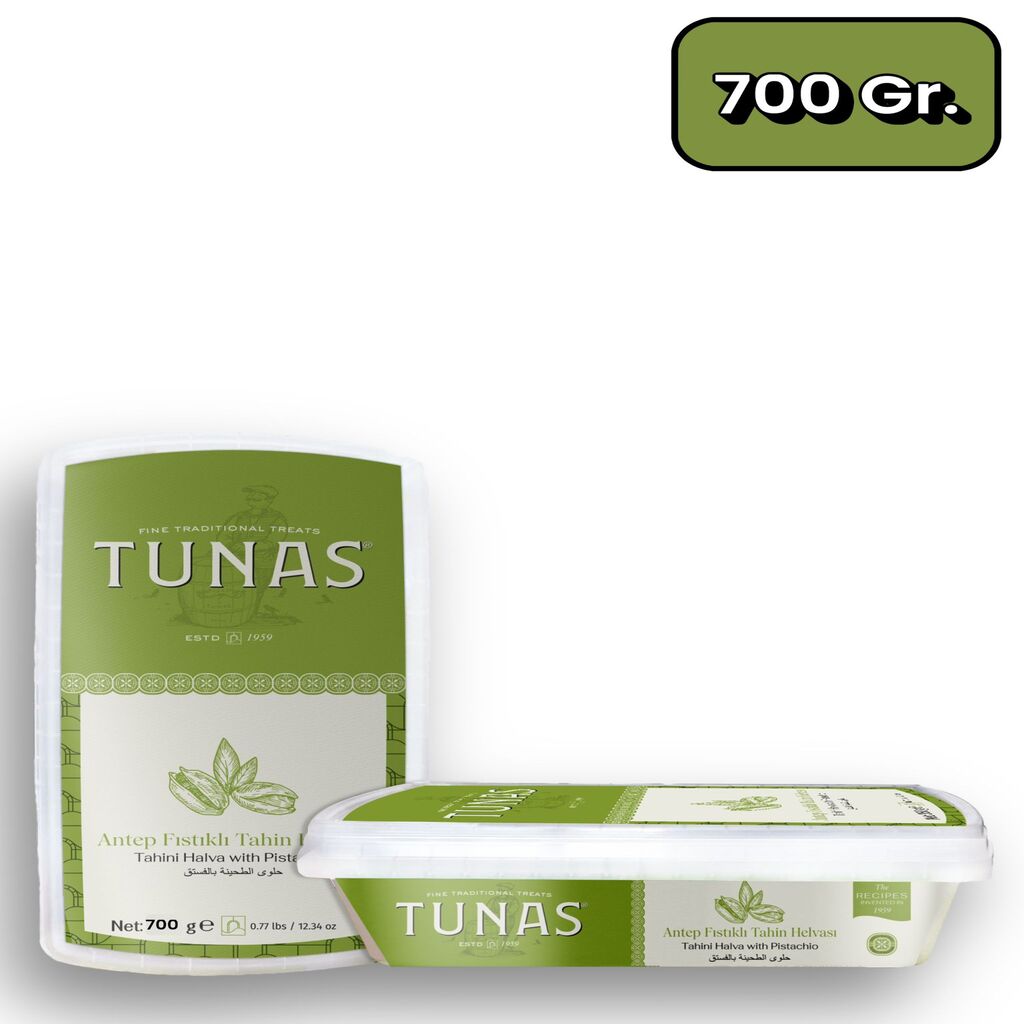 Tunas 700 gr Fıstıklı Tahin Helvası 