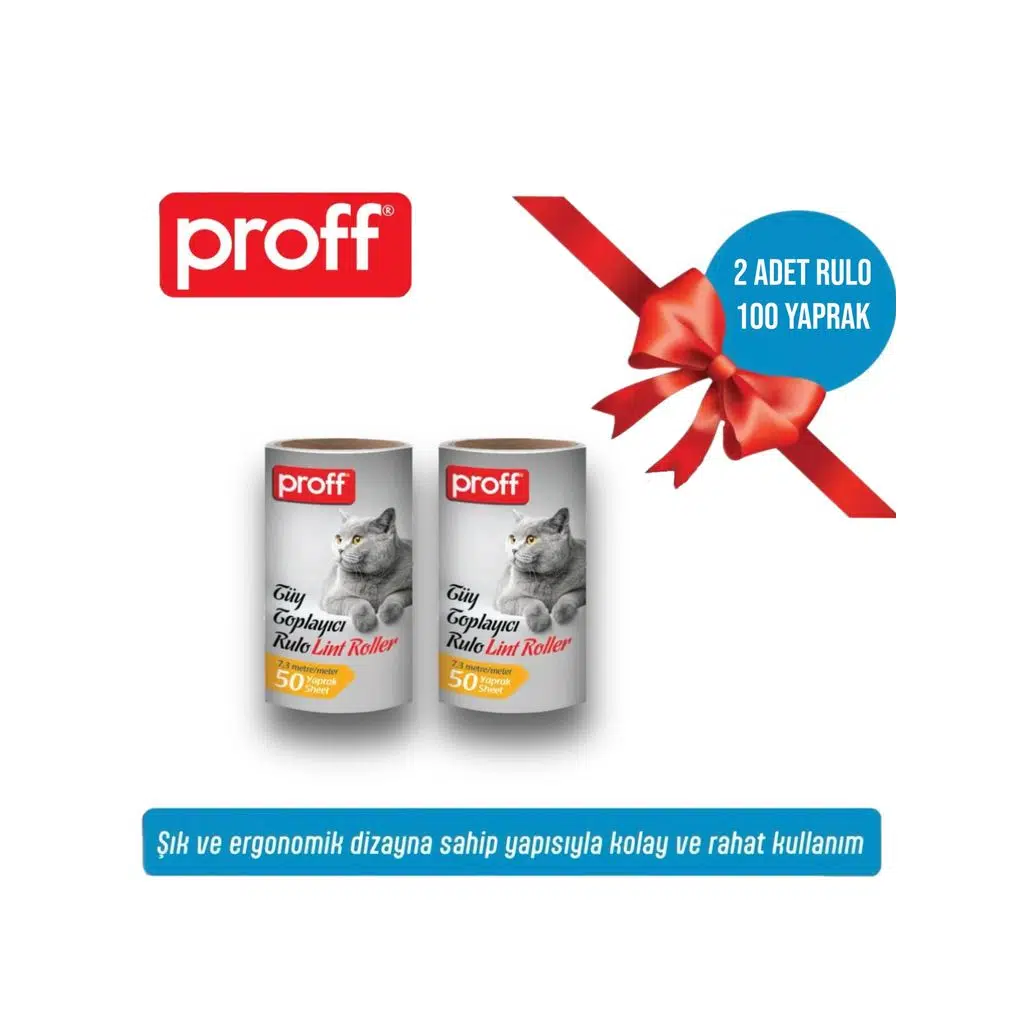 Tüy Toplayıcı 2’Li Yedek Rulo (2X50=100 YAPRAK)