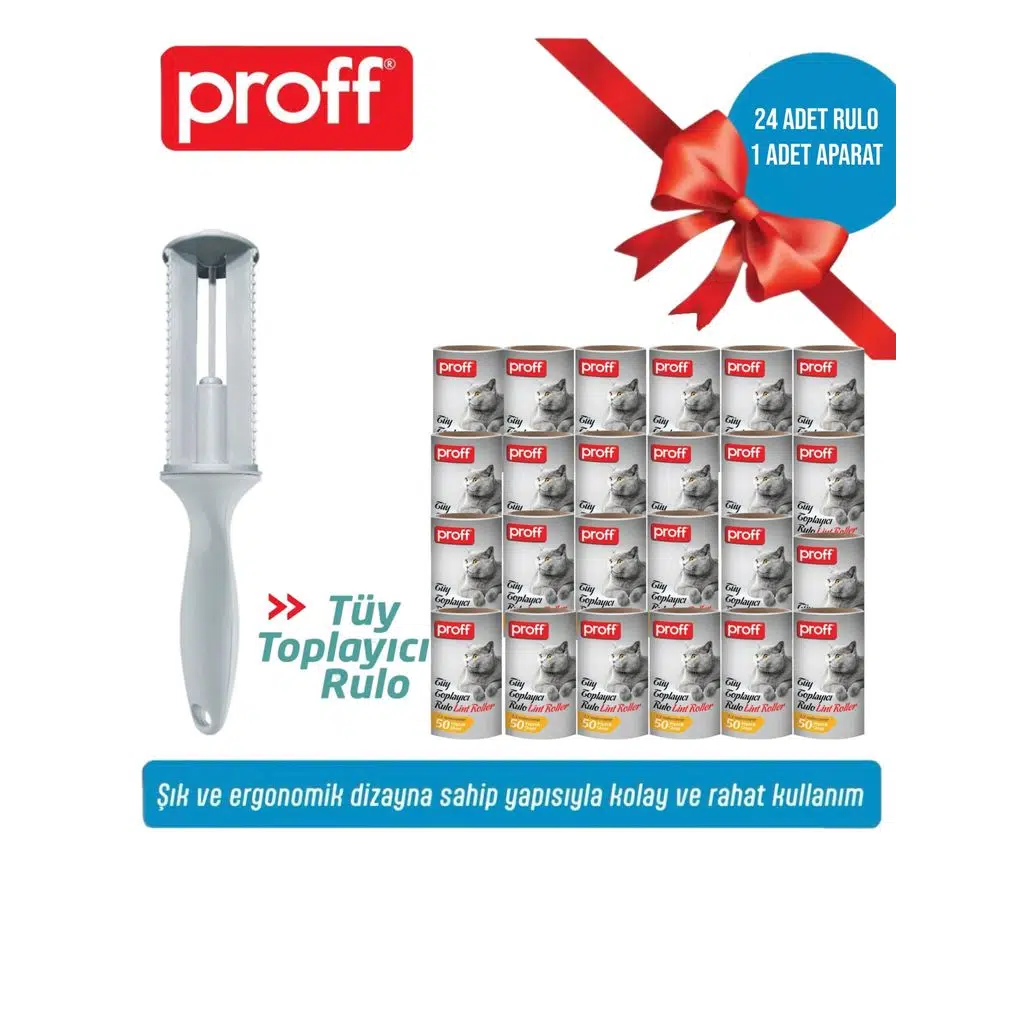 Tüy Toplayıcı 24’Li Yedek Rulo Aparat (24X50=1200 YAPRAK)