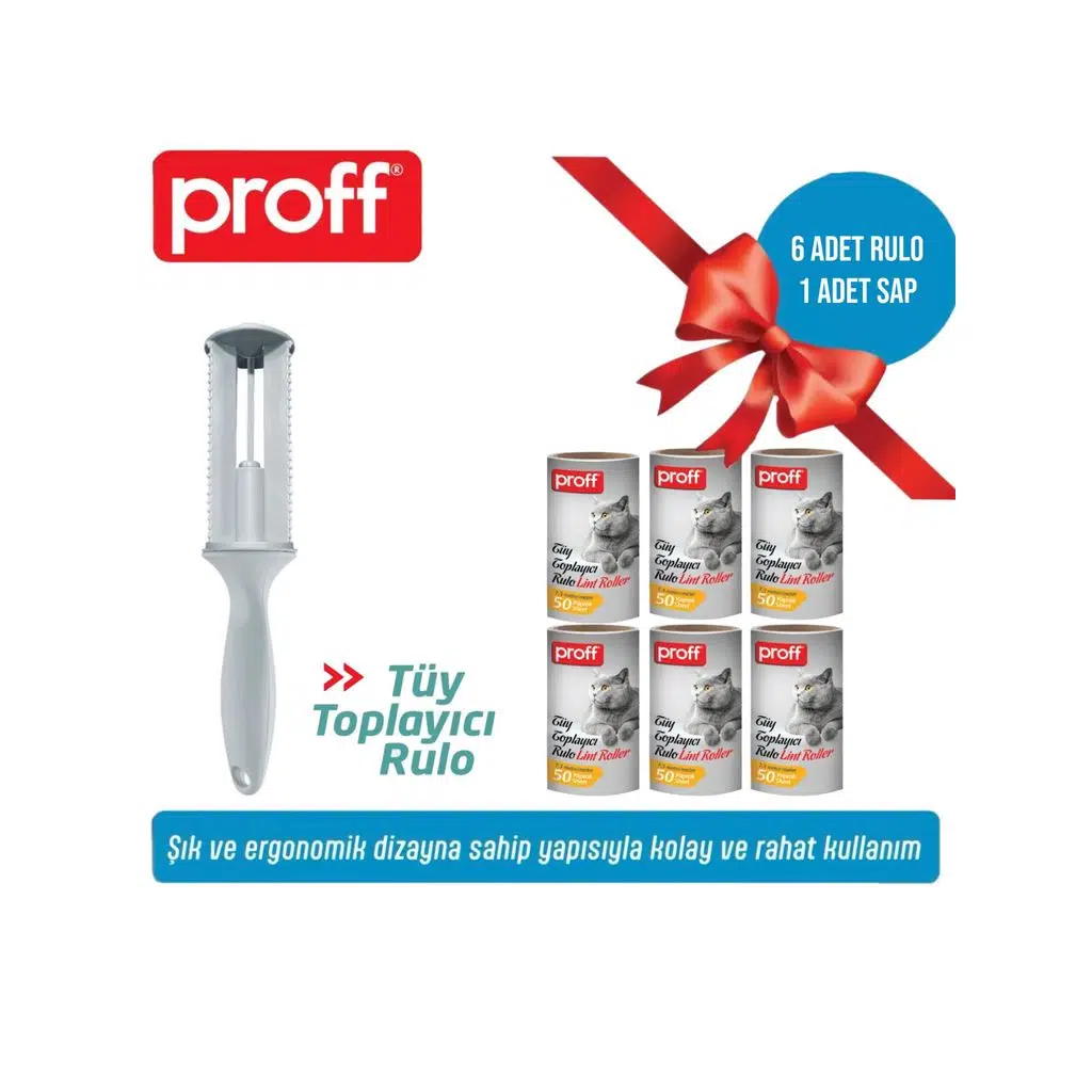 Tüy Toplayıcı 6’Li Yedek Rulo Aparat (6X50=300 YAPRAK)