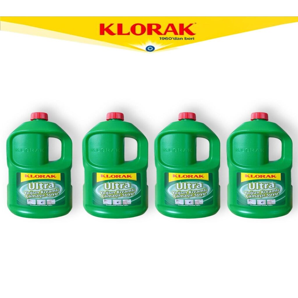 ULTRA KIVAMLI ÇAMAŞIR SUYU 1850 ML 4 ADET