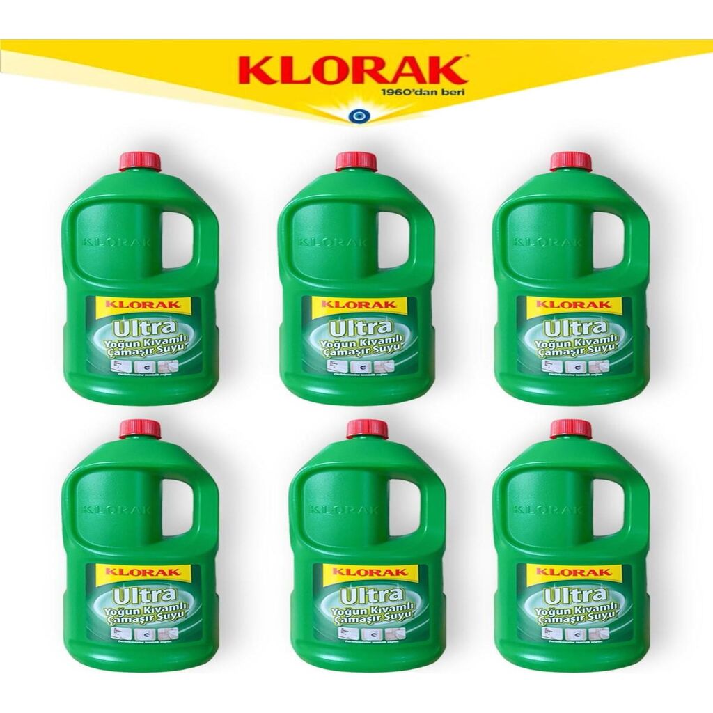 ULTRA KIVAMLI ÇAMAŞIR SUYU 1850 ML 6 ADET