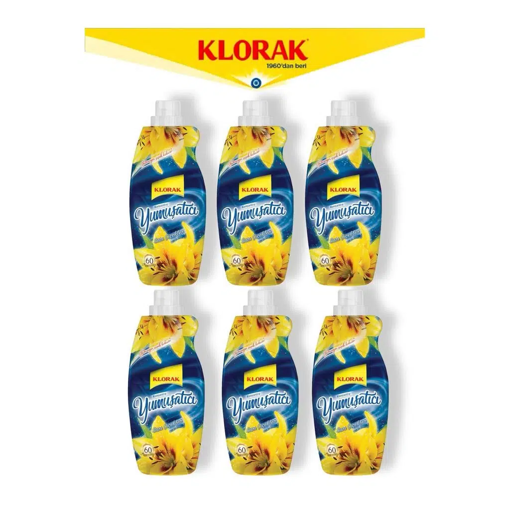 Yumuşatıcı Sarı Çiçekler 1440 ml. 60 Yıkama (6 Adet)
