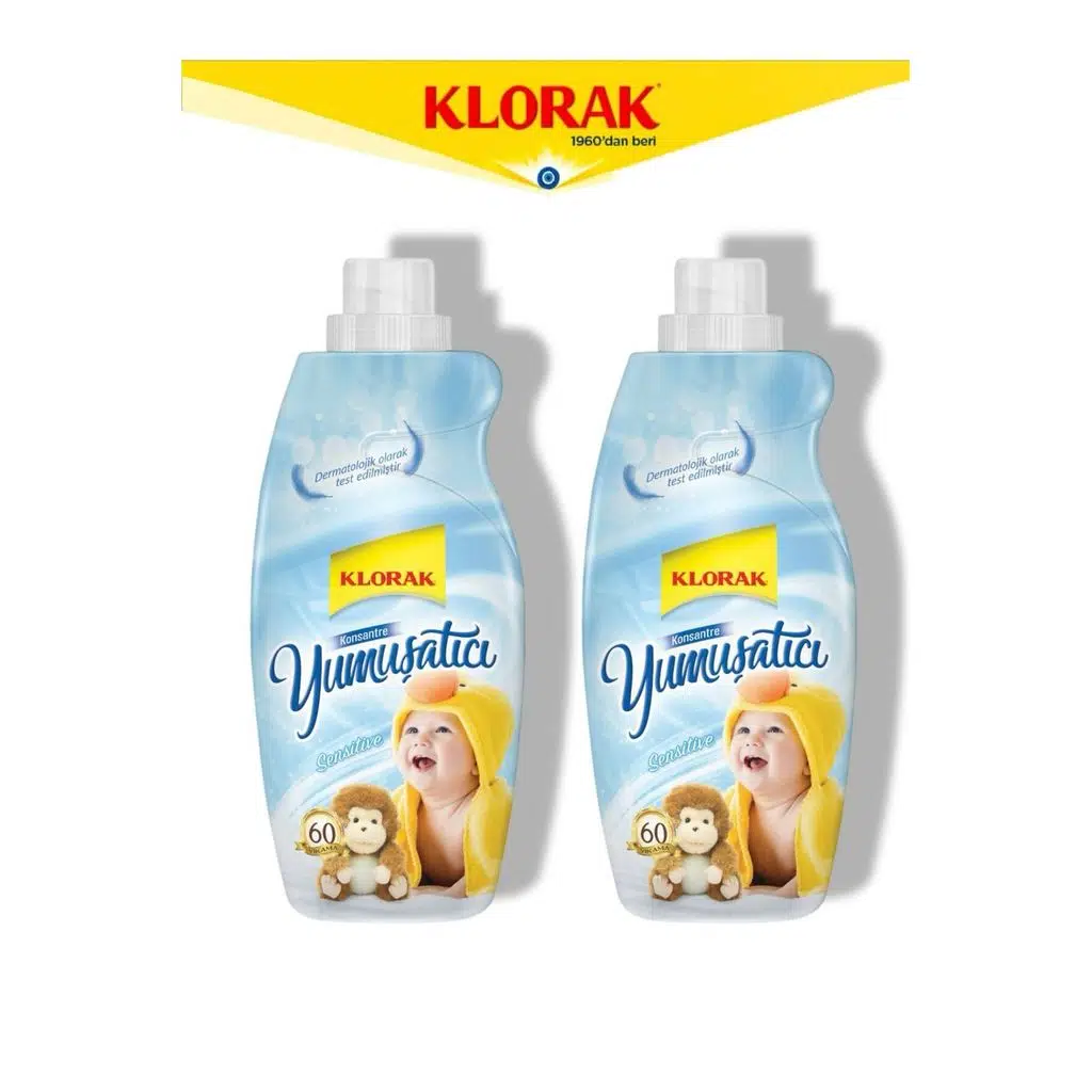 Yumuşatıcı Sensitive 1440 ml. 60 Yıkama (2 Adet)