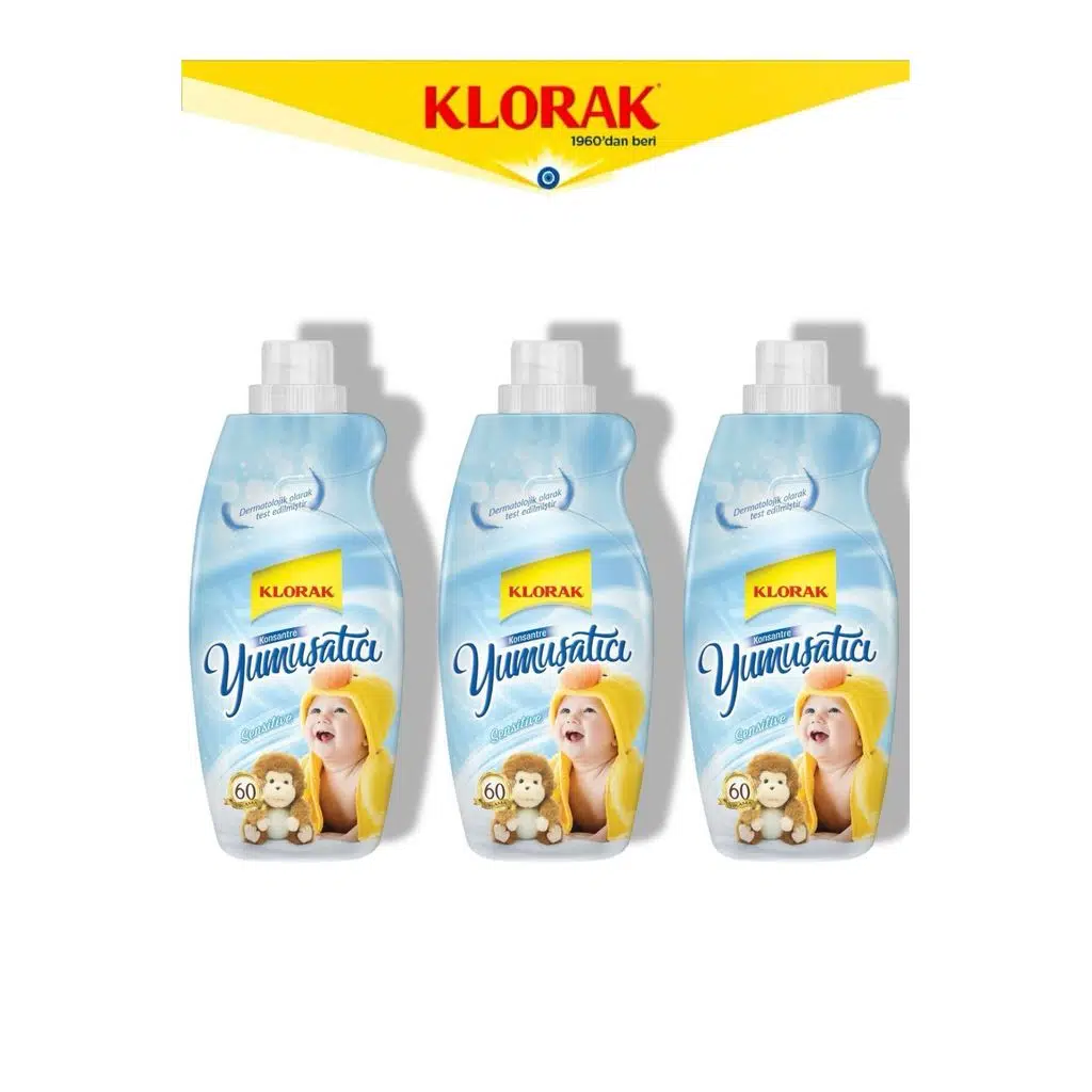 Yumuşatıcı Sensitive 1440 ml. 60 Yıkama (3 Adet)