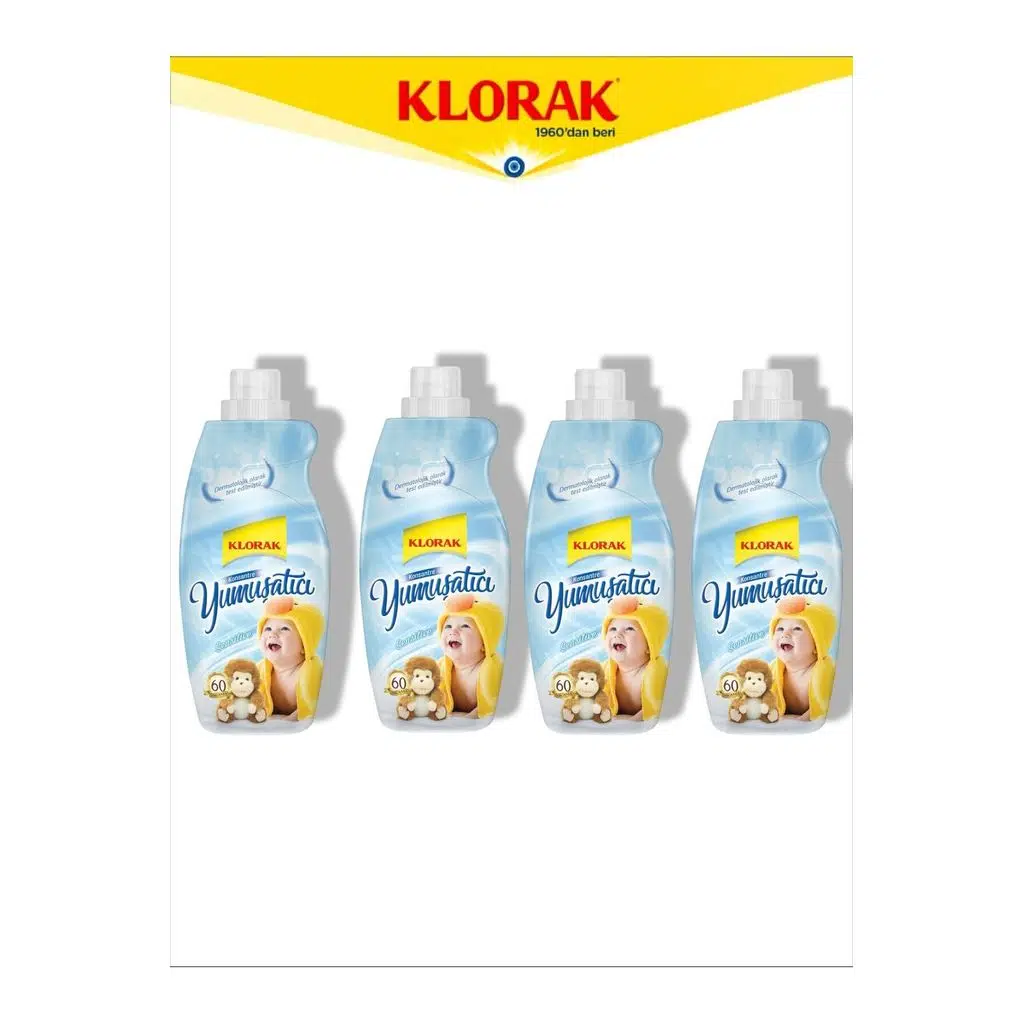 Yumuşatıcı Sensitive 1440 ml. 60 Yıkama (4 Adet)