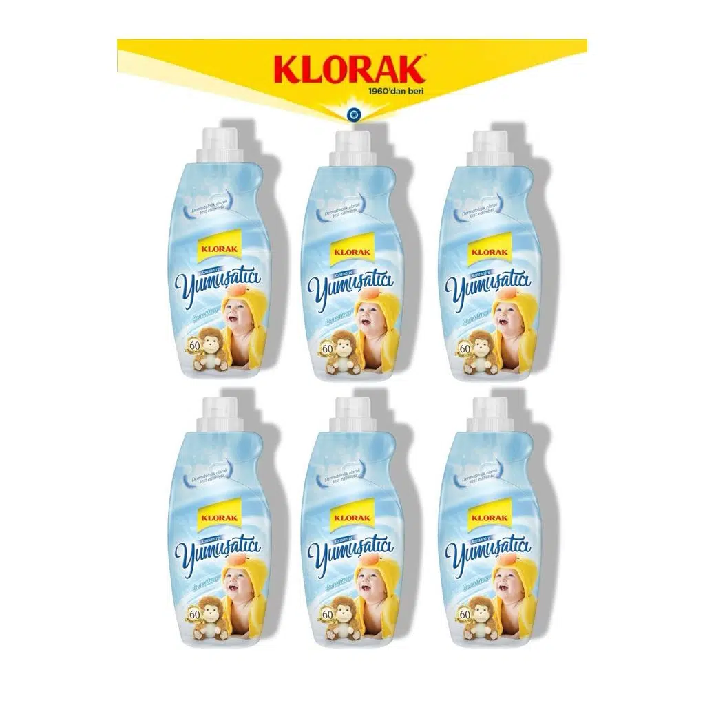 Yumuşatıcı Sensitive 1440 ml. 60 Yıkama (6 Adet)