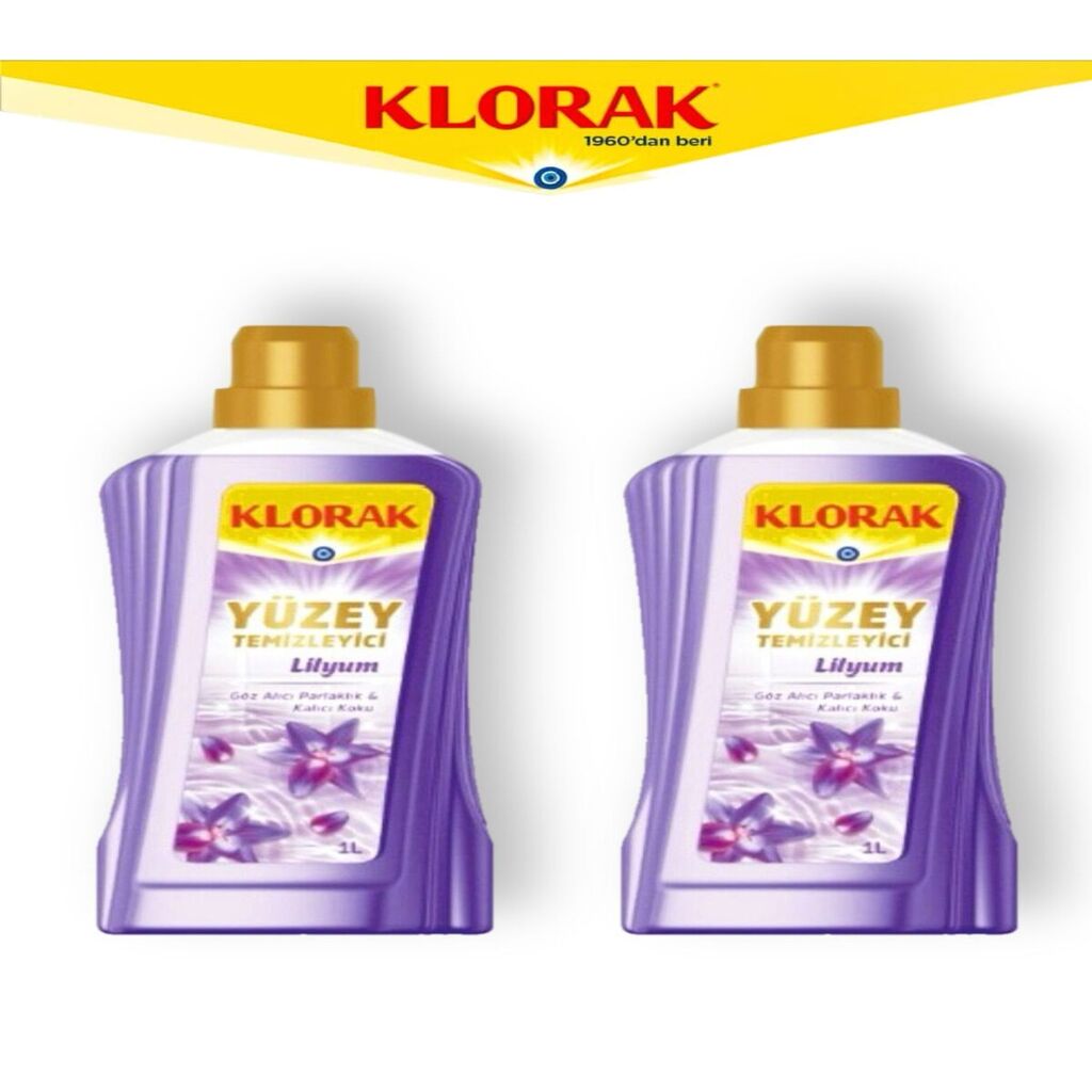 YÜZEY TEMİZLEYİCİ LİLYUM 1000 ML 2 Adet