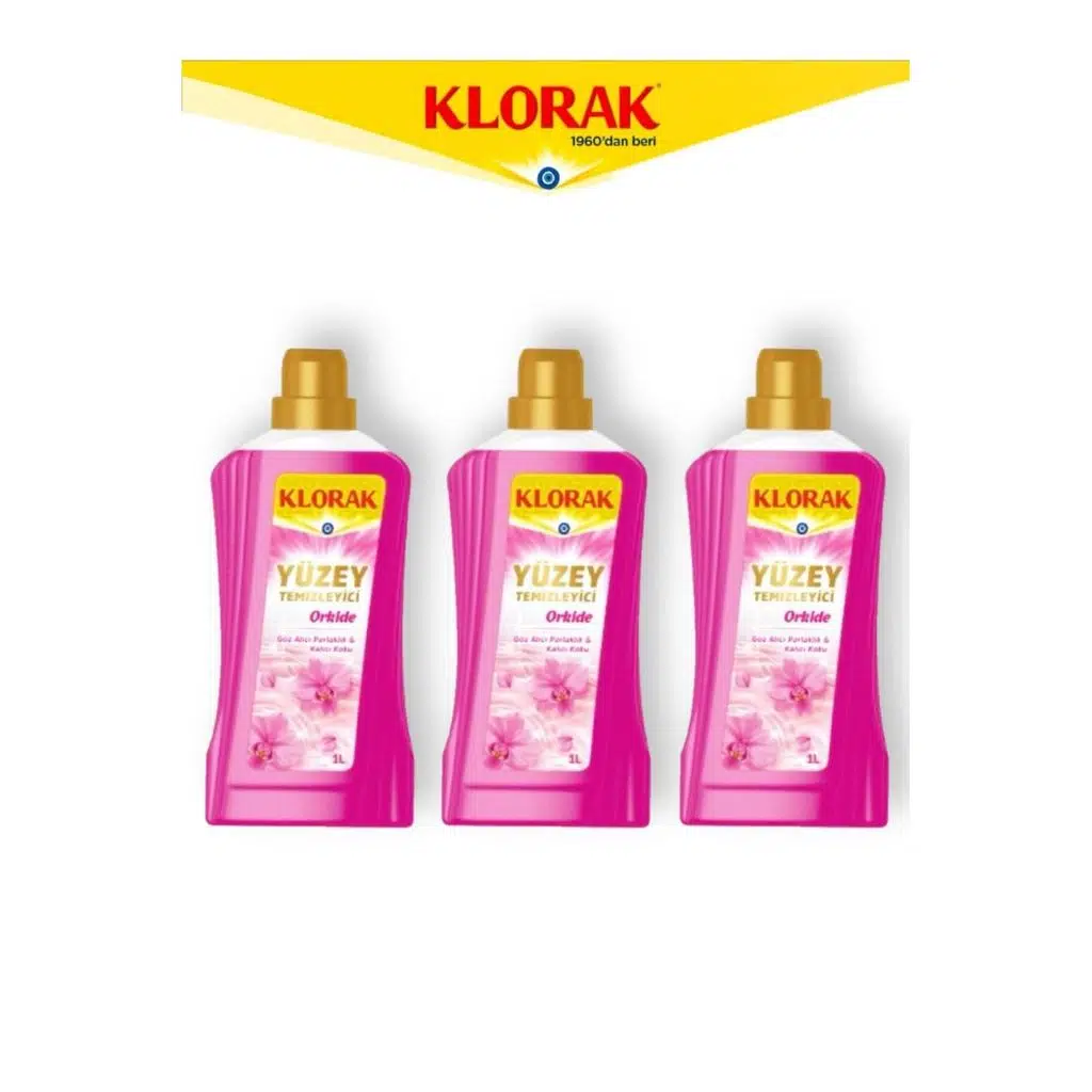 YÜZEY TEMİZLEYİCİ ORKİDE 1000 ML 3 Adet